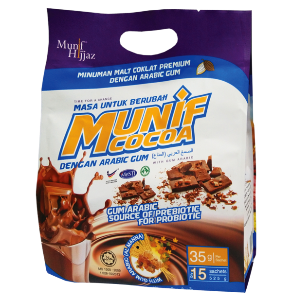 MUNIF COCOA ARABIC GUM POUCH BAG (35g X 15sachet)_960_990